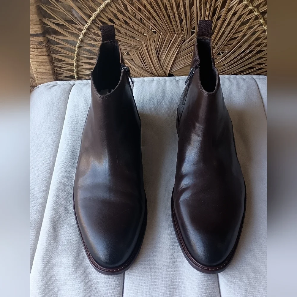 Flag LTD.Men's Brown Leather Ankle Boots
